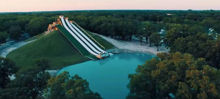 Royal Flush, самая длинная водяная горка в мире, BSR Cable Park