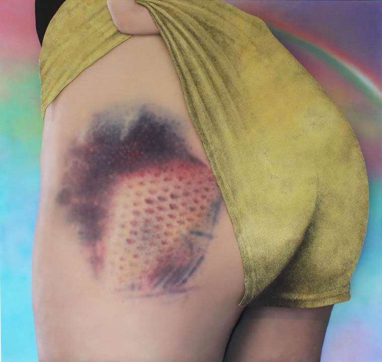 Roller Derby Kisses, Поцелуи роллер-дерби, Риикка Хивонен, Riikka Hyvönen, синяки произведения искусства