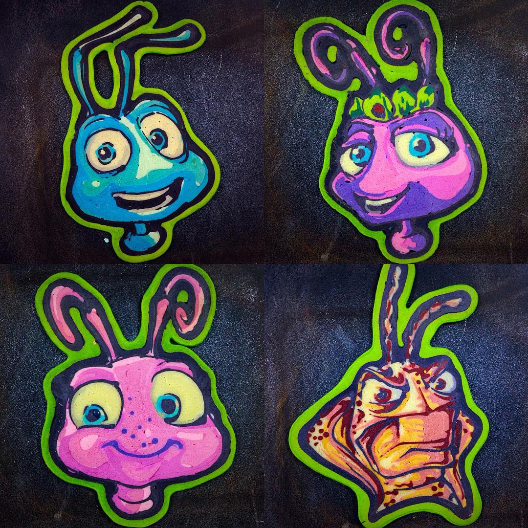 блины в виде персонажей мультфильмов, Dr. Dan the Pancake Man, Dan Drake