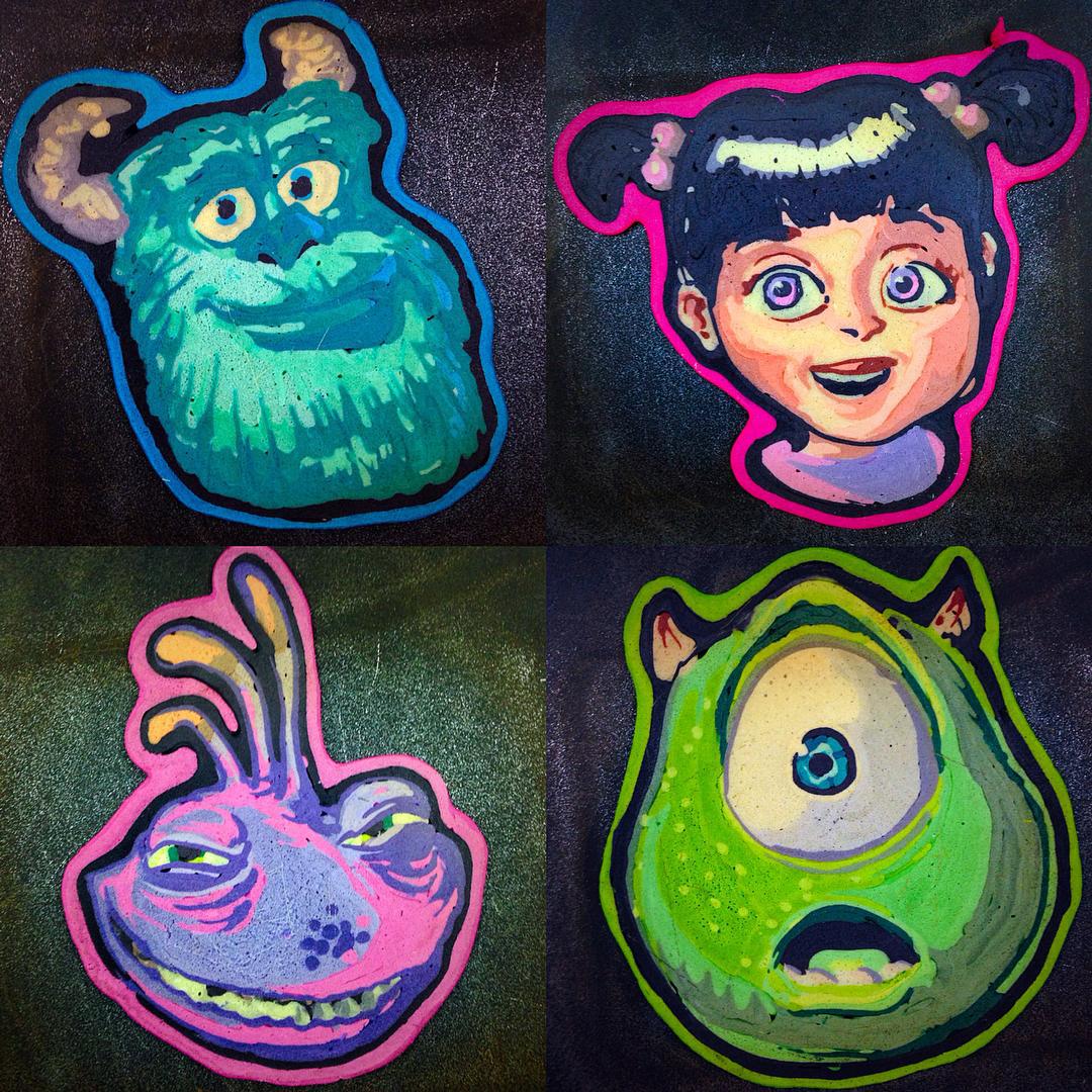 блины в виде персонажей мультфильмов, Dr. Dan the Pancake Man, Dan Drake