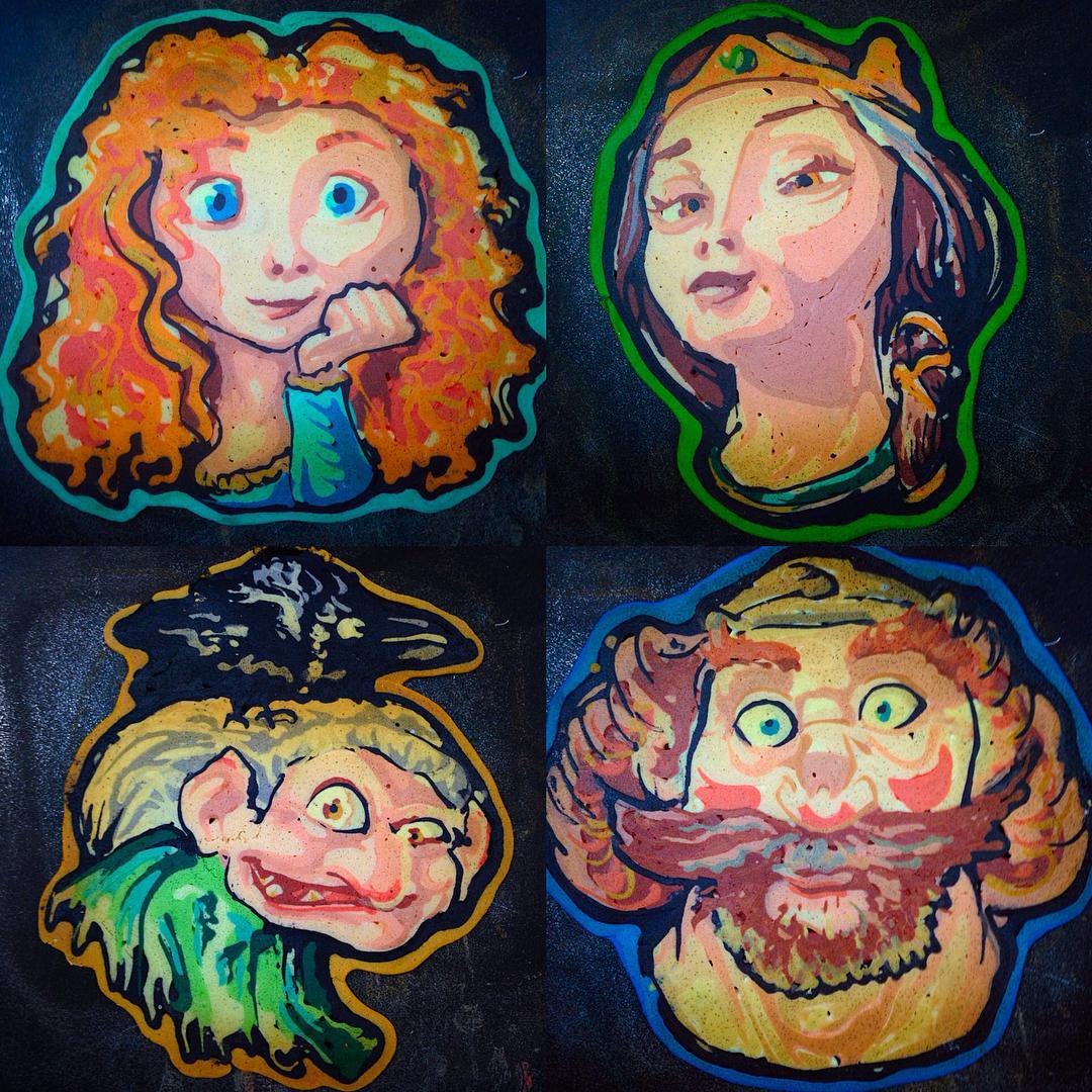 блины в виде персонажей мультфильмов, Dr. Dan the Pancake Man, Dan Drake