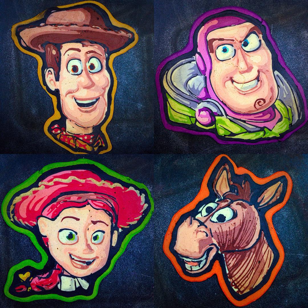 блины в виде персонажей мультфильмов, Dr. Dan the Pancake Man, Dan Drake