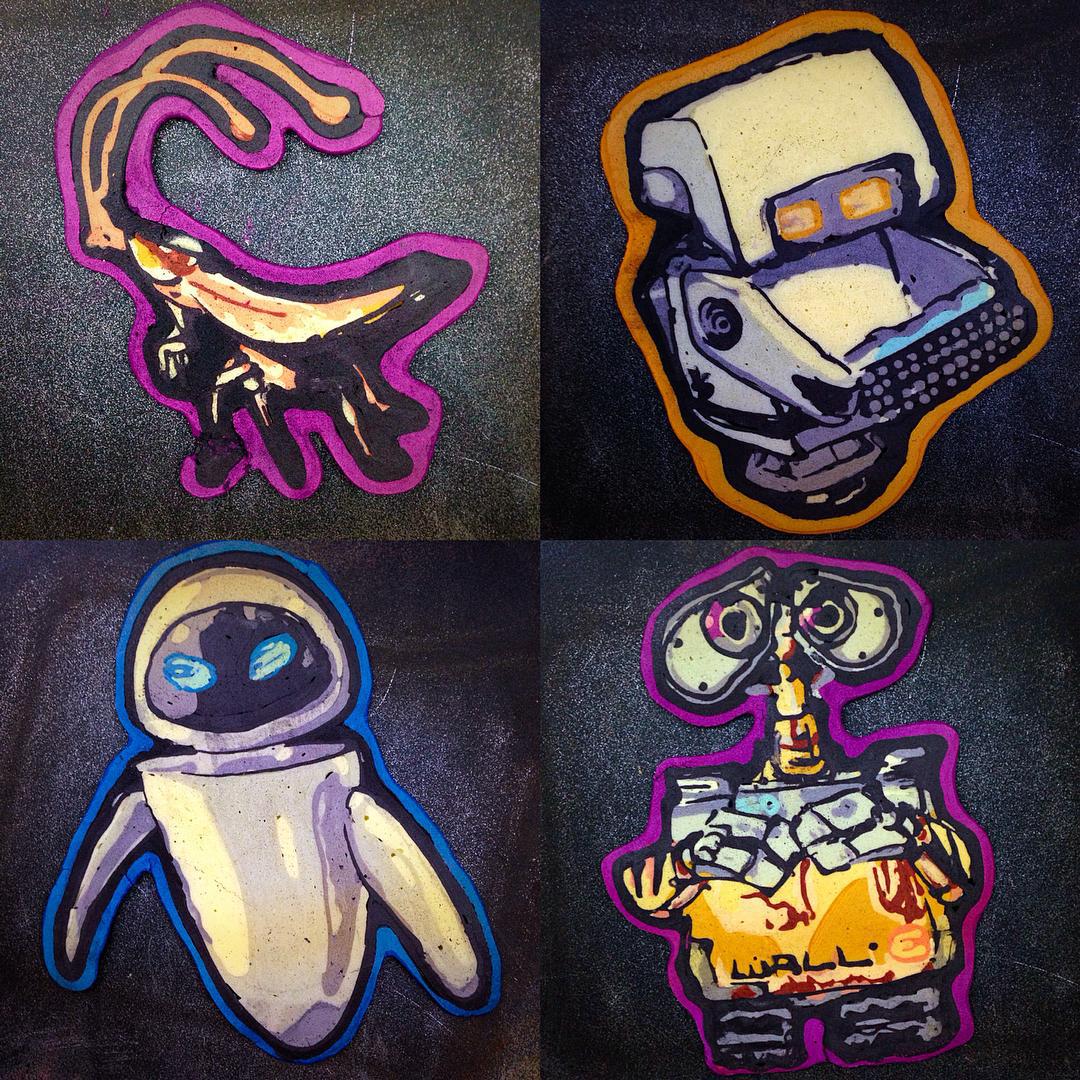 блины в виде персонажей мультфильмов, Dr. Dan the Pancake Man, Dan Drake