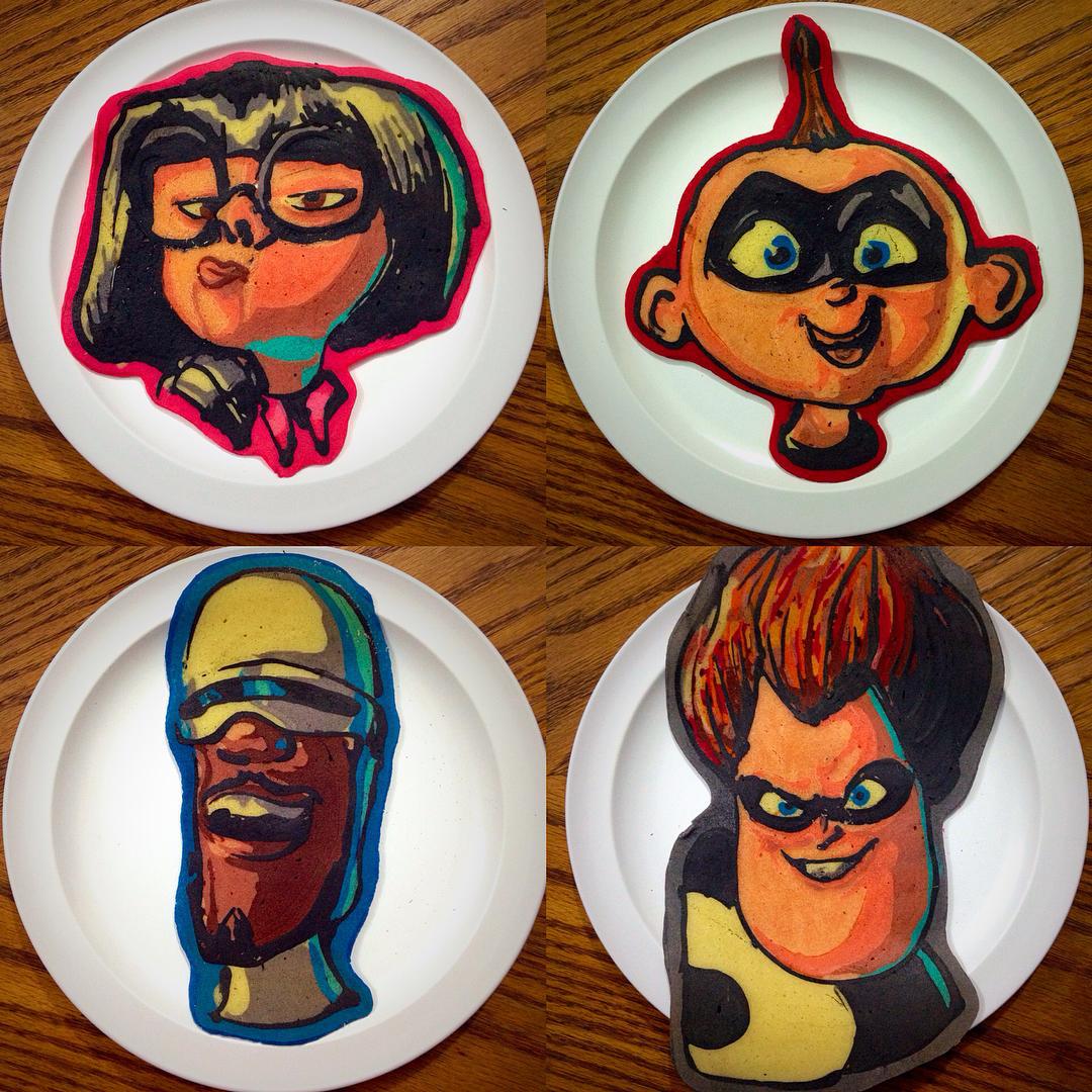 блины в виде персонажей мультфильмов, Dr. Dan the Pancake Man, Dan Drake