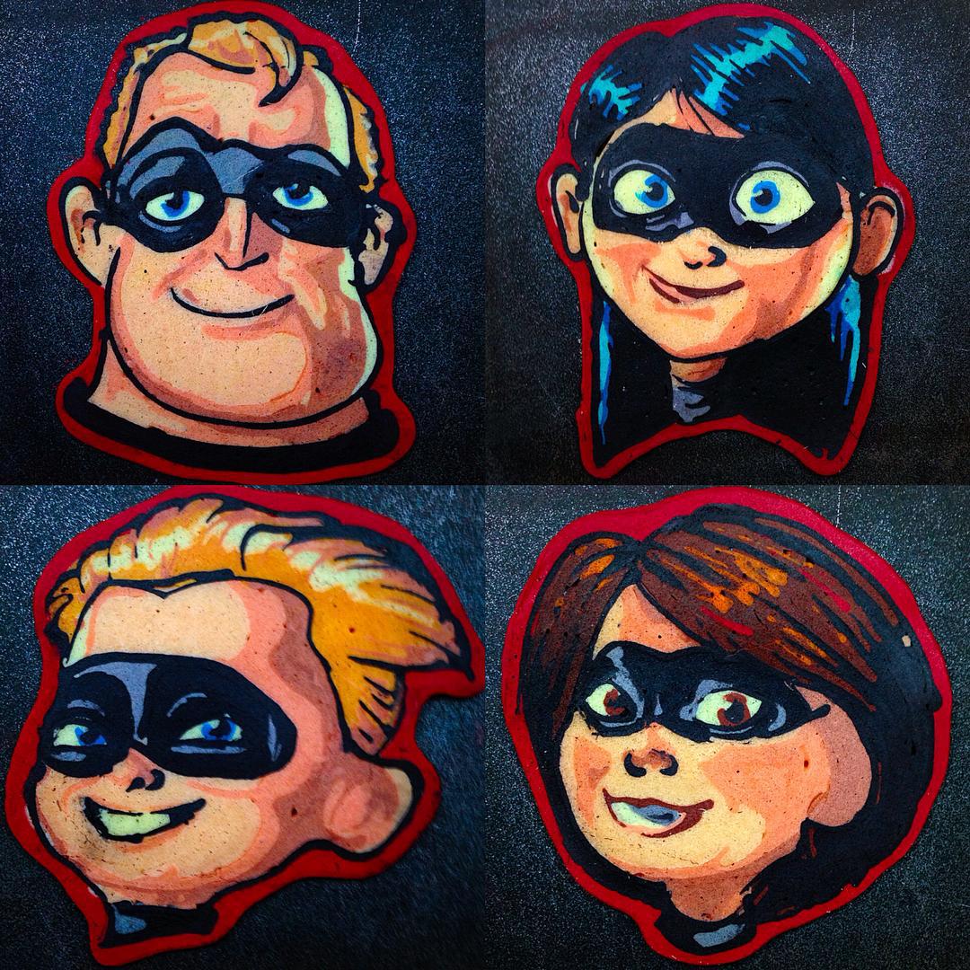 блины в виде персонажей мультфильмов, Dr. Dan the Pancake Man, Dan Drake