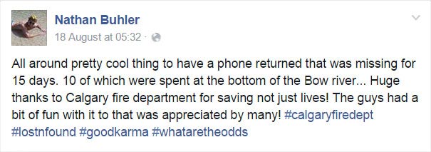 потерял смартофн фото в Facebook, после потери телефон выкладывал фото в Facebook, Натан Бюлер, Nathan Buhler