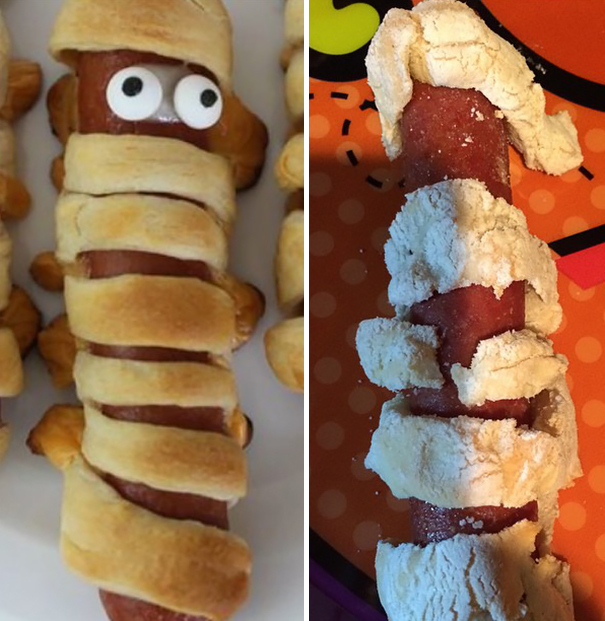 провалы на Хэллоуин, ожидание против реальности