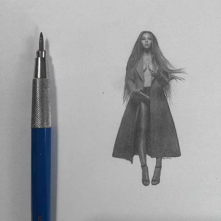 Ашиш Пател, Ashish Patel, рисунки знаменитостей карандашом, миниатюрные рисунки знаменитостей карандашом, 