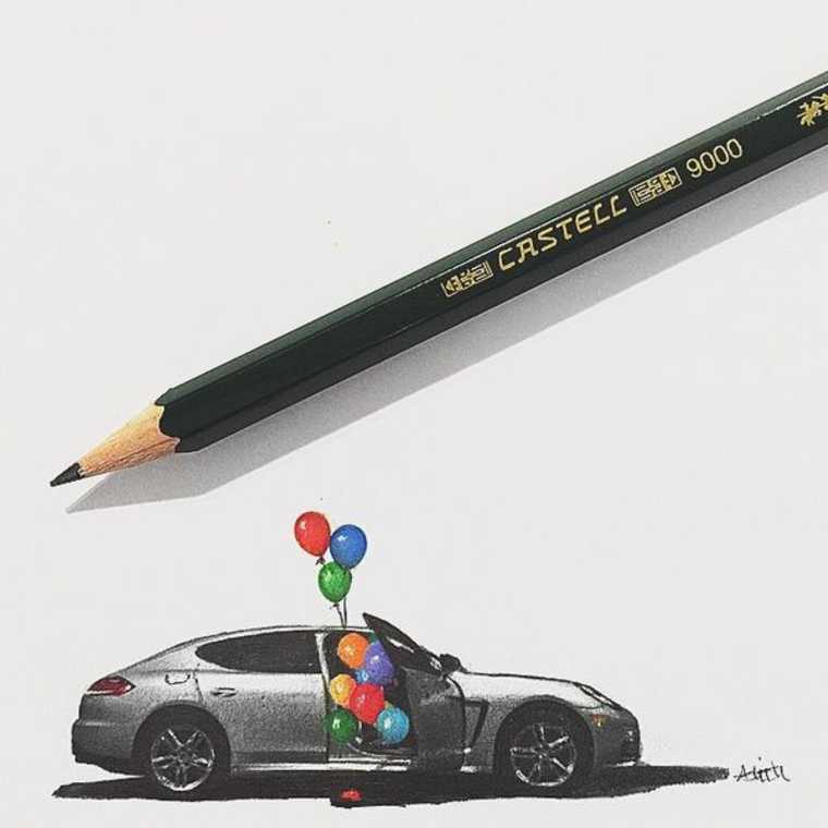 Ашиш Пател, Ashish Patel, рисунки знаменитостей карандашом, миниатюрные рисунки знаменитостей карандашом, 