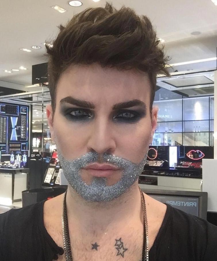 Блестки в бороде — блестящий тренд в подготовке к рождественским праздникам блестки в бородах, бороды блестки рождество, блестки в бородах gaybeards