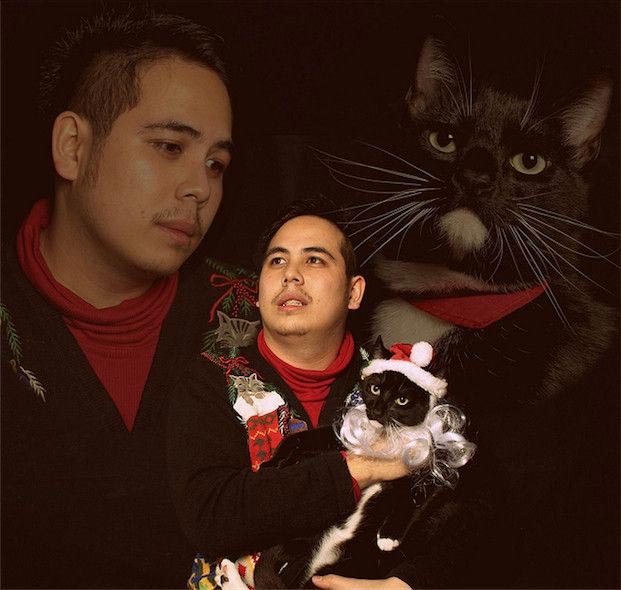 смешные рождественские фотографии, нелепые рождественские фотографии, неловкие рождественские портреты