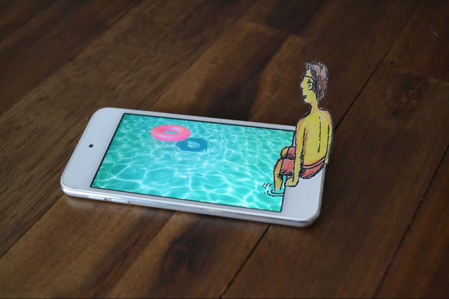 художник создаёт картины используя предметы быта, Кристиан Менса, Kristián Mensa