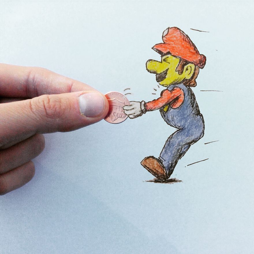 Kristián Mensa, Кристиан Менса, рисунки элементы окружающего мира, предметы быта рисунки