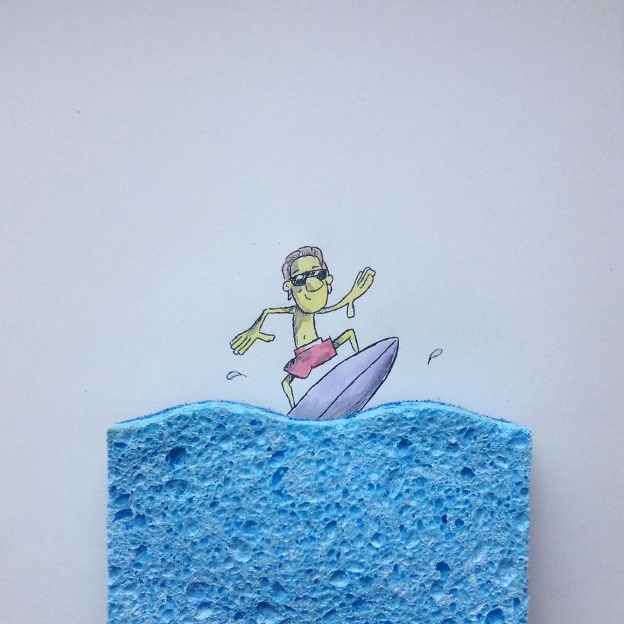 Kristián Mensa, Кристиан Менса, рисунки элементы окружающего мира, предметы быта рисунки