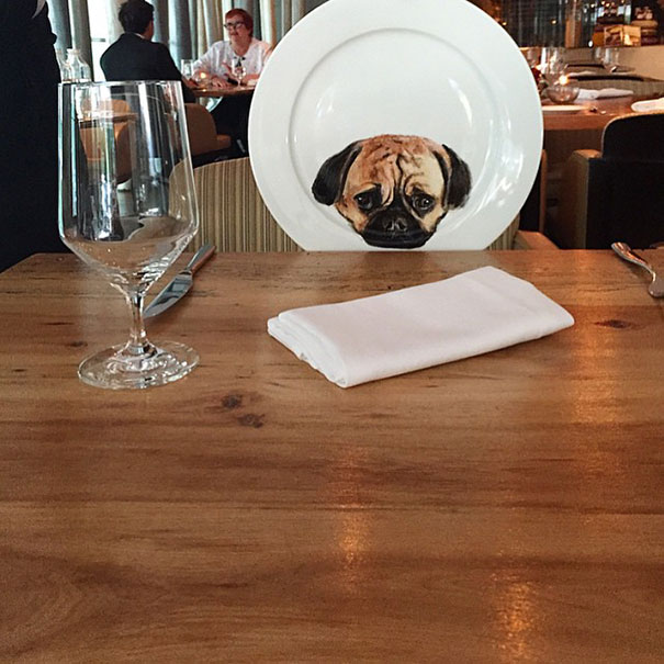 Гиперреалистичные рисунки на тарелках, которые сложно отличить от реальных вещей Гиперреалистичные рисунки на тарелках, Plart, Жаклин Пуарье, Jacqueline Poirier