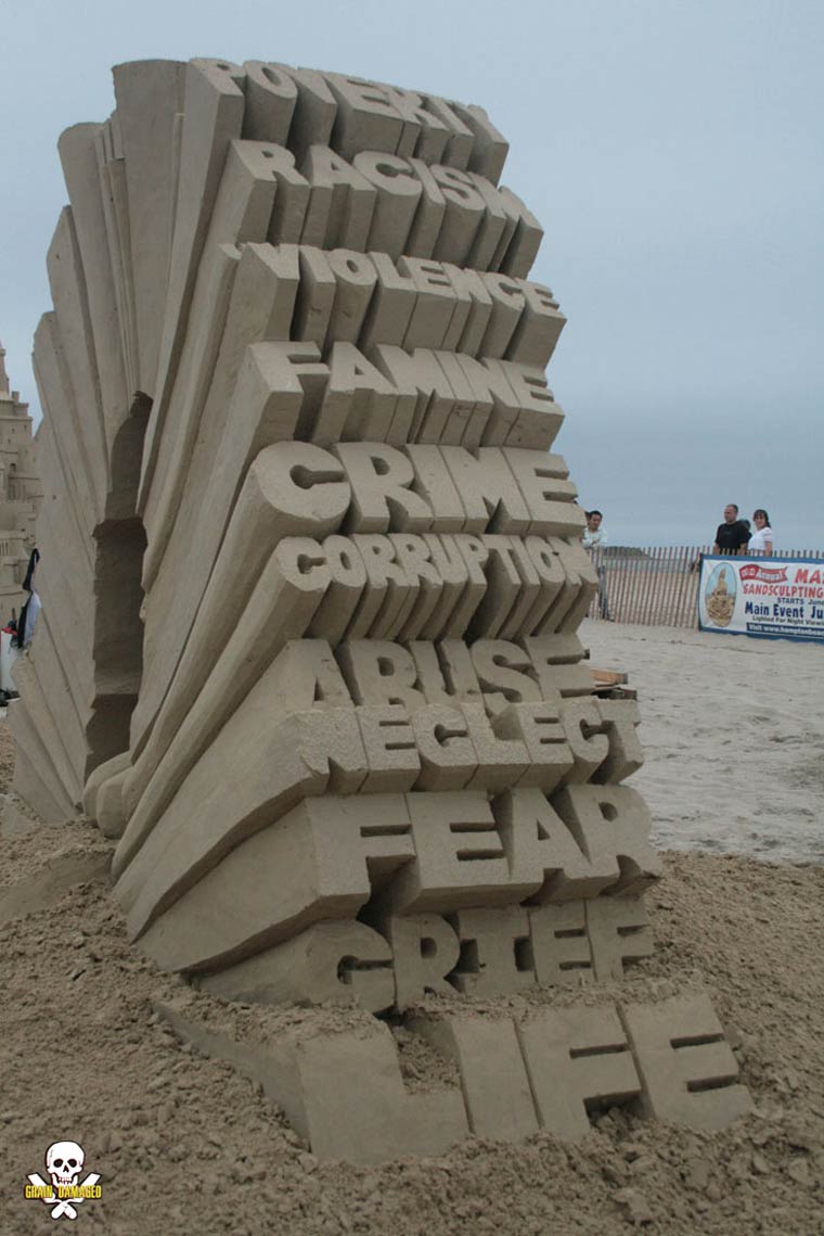 песчаные скульптуры, скульптуры из песка, Карл Яра, Carl Jara