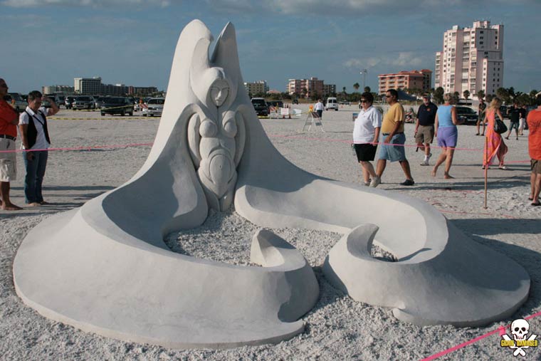 песчаные скульптуры, скульптуры из песка, Карл Яра, Carl Jara