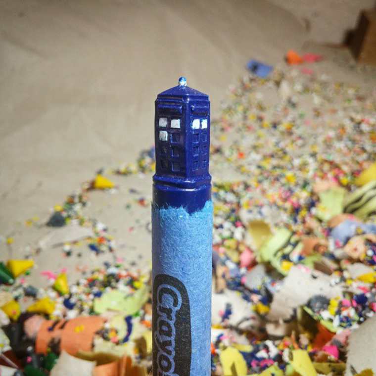 персонажи из восковых мелков, вырезает из восковых мелков, скульптуры из восковых мелков, Хоанг Тран, Hoang Tran