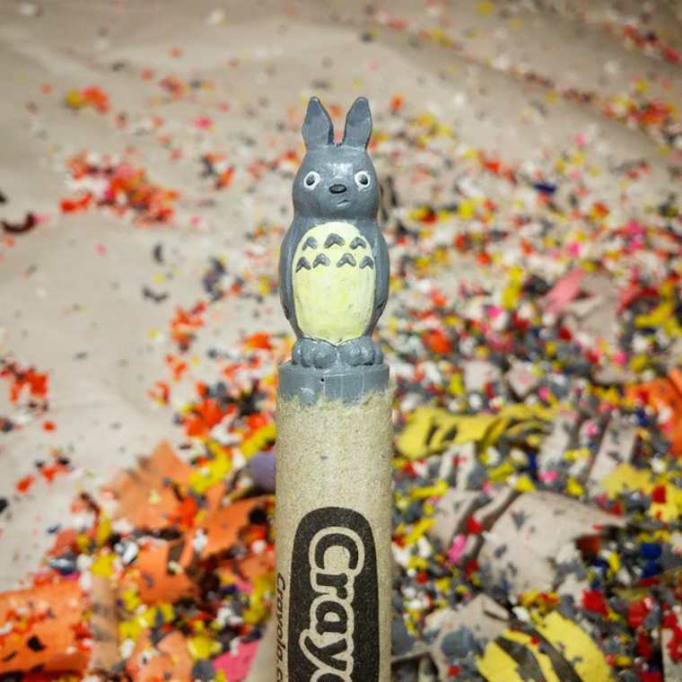 персонажи из восковых мелков, вырезает из восковых мелков, скульптуры из восковых мелков, Хоанг Тран, Hoang Tran