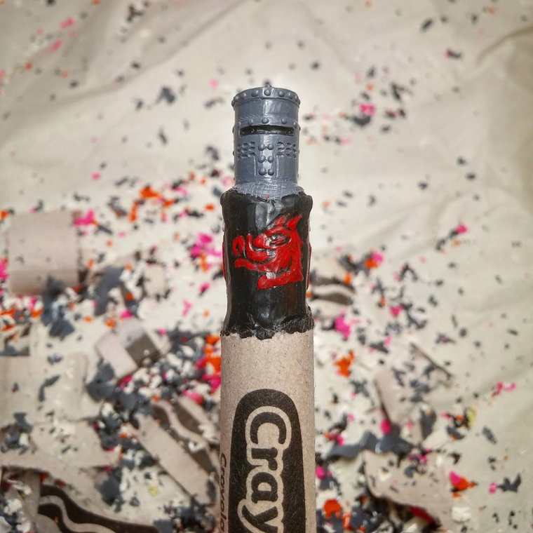 персонажи из восковых мелков, вырезает из восковых мелков, скульптуры из восковых мелков, Хоанг Тран, Hoang Tran