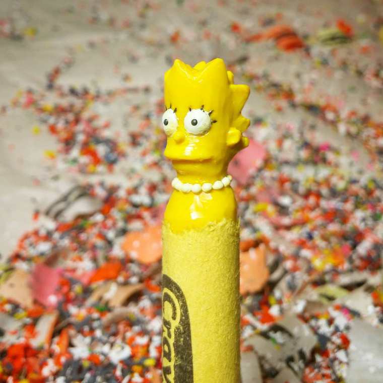 персонажи из восковых мелков, вырезает из восковых мелков, скульптуры из восковых мелков, Хоанг Тран, Hoang Tran