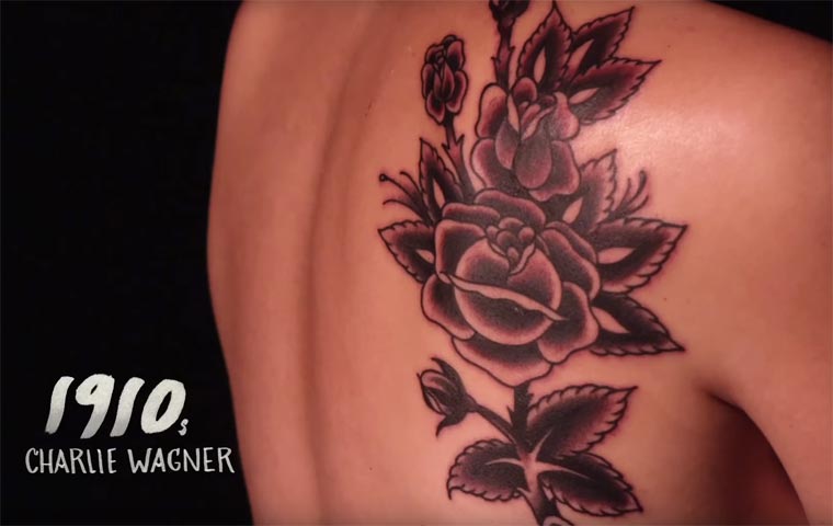 история моды, 100 лет американской татуировки, история татуировки в Америке