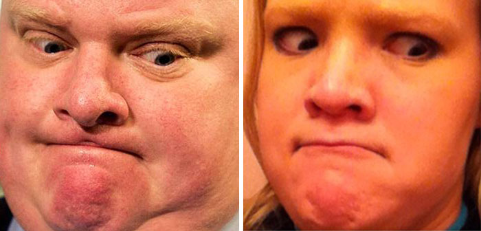 Из мема в реальность: девушка умело пародирует смешные лица знаменитостей, ставших мемами Девушка умело парадирует лица знаменитостей, CellCow