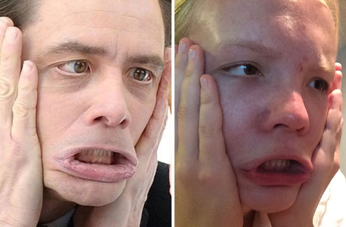 Из мема в реальность: девушка умело пародирует смешные лица знаменитостей, ставших мемами Девушка умело парадирует лица знаменитостей, CellCow