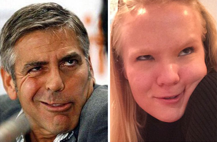 Из мема в реальность: девушка умело пародирует смешные лица знаменитостей, ставших мемами Девушка умело парадирует лица знаменитостей, CellCow