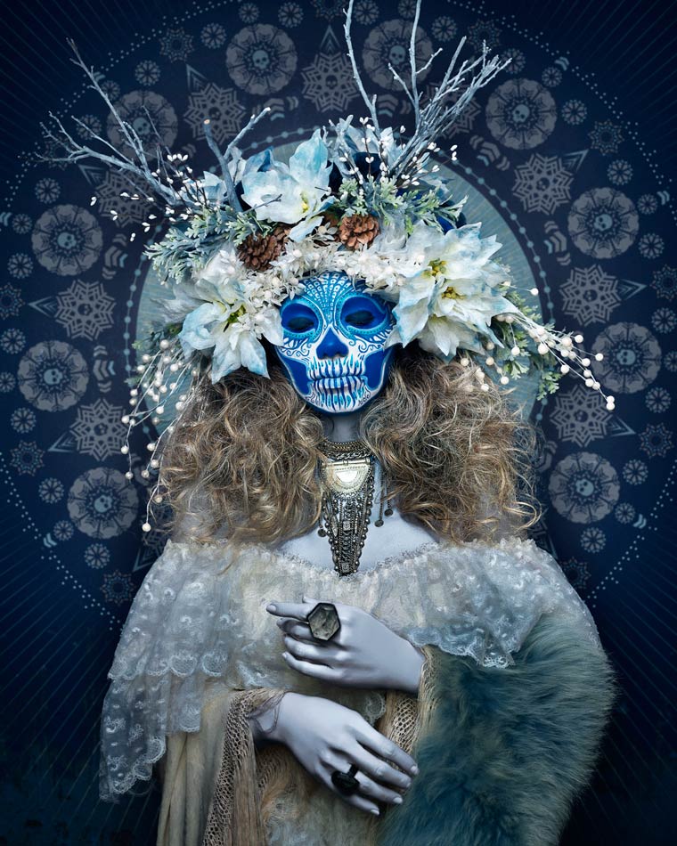 Сахарные черепа, портреты ко Дню мертвых, Las Muertas, Тим Таддер,Tim Tadder