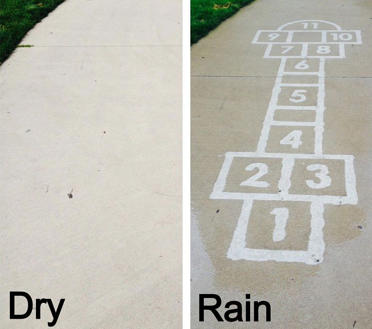 Невидимый стрит-арт, стрит-арт который появляется во время дождя, Перегрин Чёрч, Peregrine Church