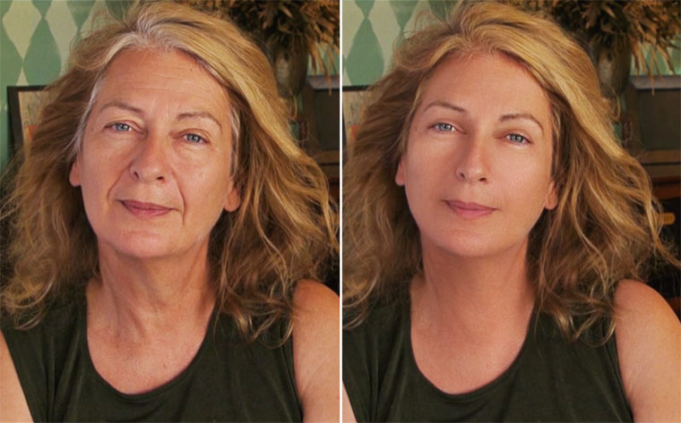 Цифровая молодость: видеоомоложение лица женщины при помощи визуальных эффектов видеоомоложение, видео омоложения лица женщины, омоложение лица женщины визуальные эффекты, Русселоса Аравантиноса, Rousselos Aravantinos