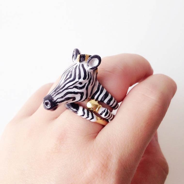 Очаровательные тройные кольца со зверятами для тех, кто хочет иметь на руках своё маленькое домашнее животное тройные кольца, кольца со зверятами, кольца с животными, Merryme