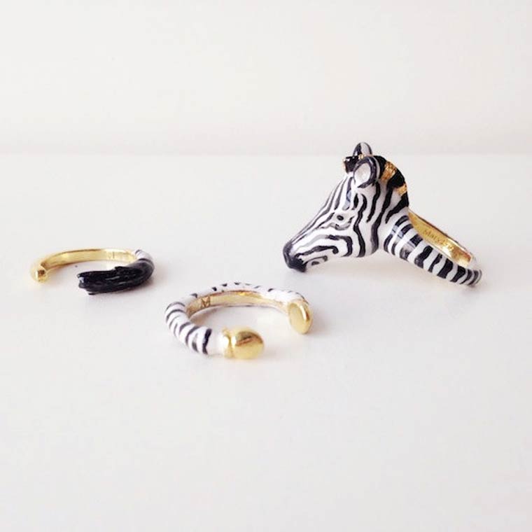 Очаровательные тройные кольца со зверятами для тех, кто хочет иметь на руках своё маленькое домашнее животное тройные кольца, кольца со зверятами, кольца с животными, Merryme