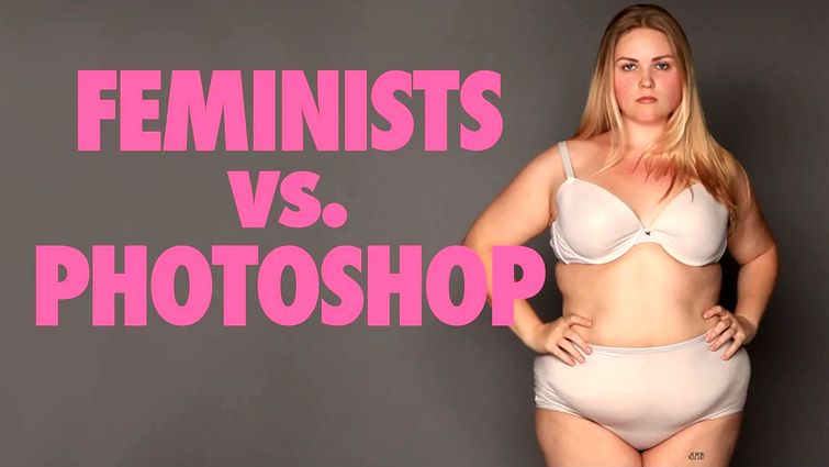 Феминистки против фотошопа: феминистки разделись до нижнего белья и показали средний палец фотошопу феминистки против фотошопа, против фотошопа,FCKH8