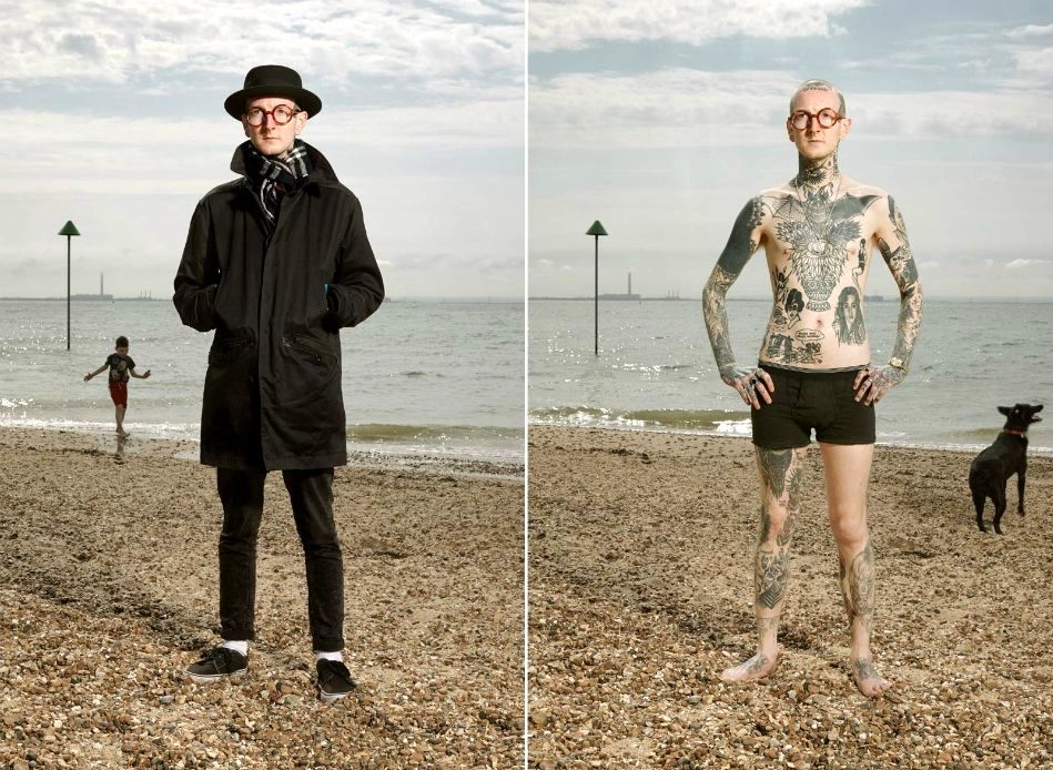 Алан Поудрил, Alan Powdrill, Covered, татуированные люди в одежде и без