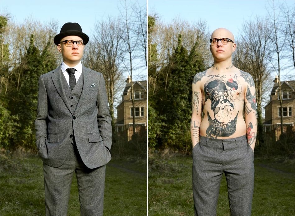 Алан Поудрил, Alan Powdrill, Covered, татуированные люди в одежде и без