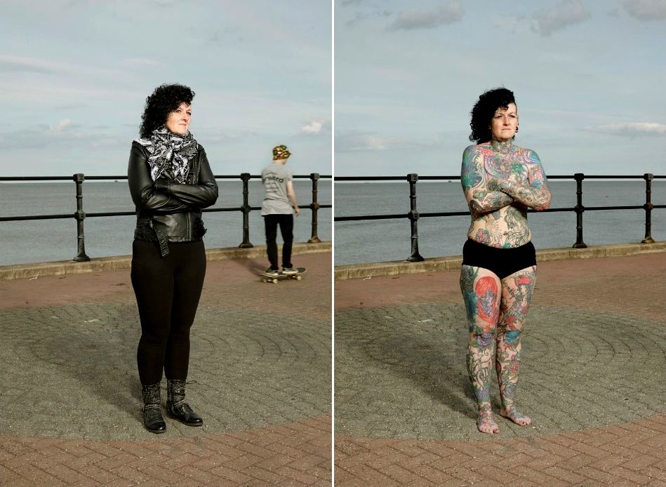 Алан Поудрил, Alan Powdrill, Covered, татуированные люди в одежде и без