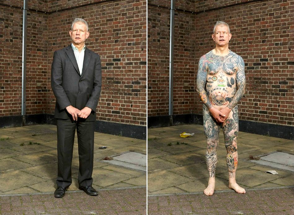 Алан Поудрил, Alan Powdrill, Covered, татуированные люди в одежде и без