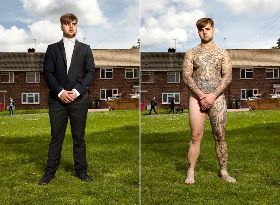 Алан Поудрил, Alan Powdrill, Covered, татуированные люди в одежде и без