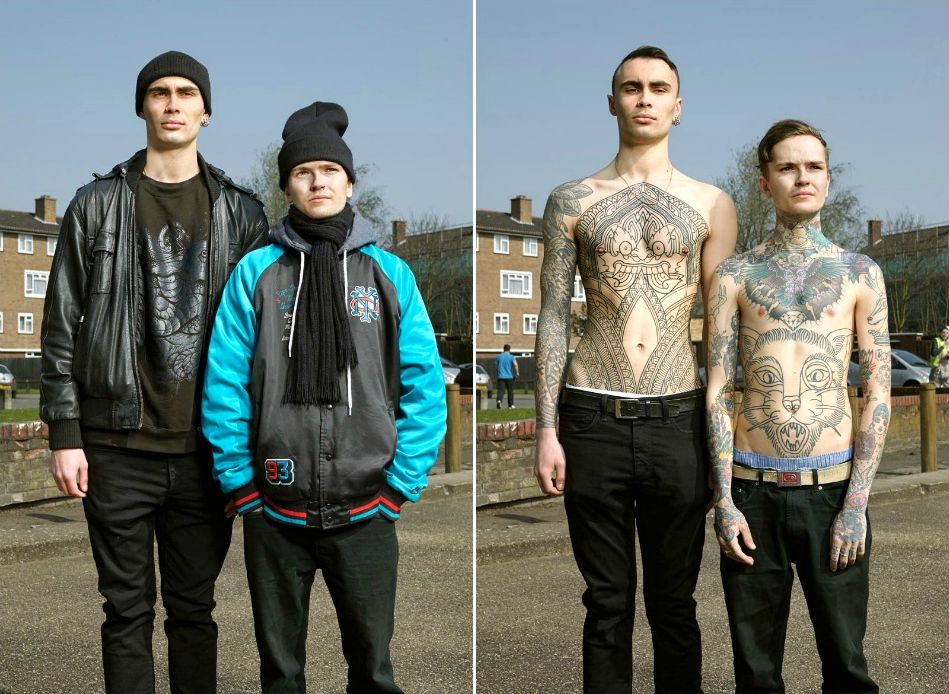 Алан Поудрил, Alan Powdrill, Covered, татуированные люди в одежде и без