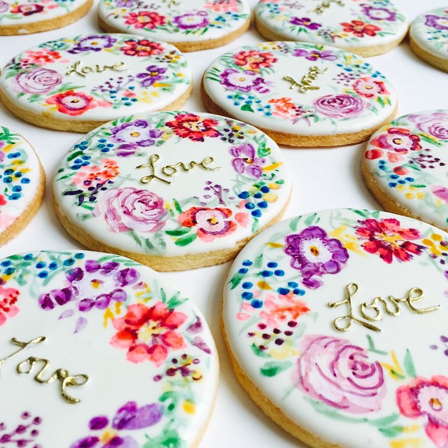 красивое печенье, дизайнерское печенье