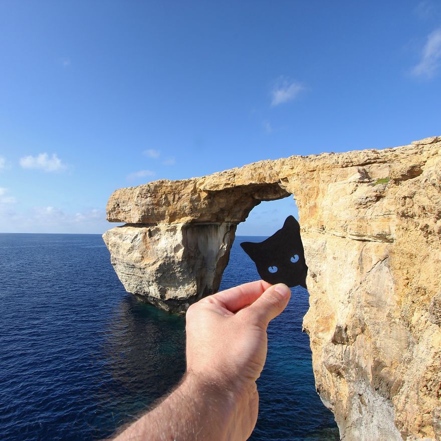 фотограф дополнил достопримечательности трафаретами, Рич МакКор, Rich McCor