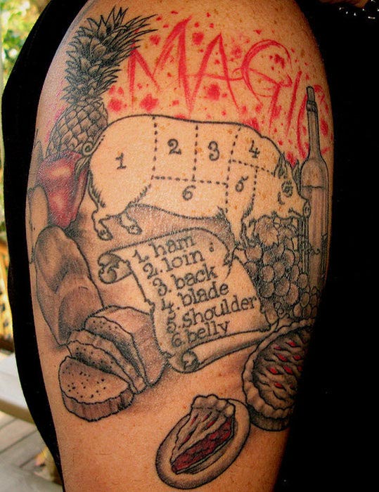 тату еда, еду татуировки, тату эскиз еда, тату любимая еда