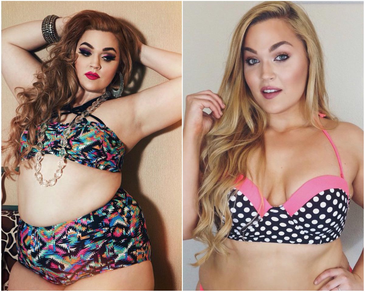 Body Positive, Лоуи Лейн, Loey Lane, размер плюс. полная девушка в купальнике