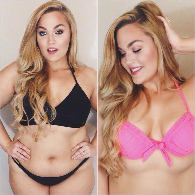 Body Positive, Лоуи Лейн, Loey Lane, размер плюс. полная девушка в купальнике