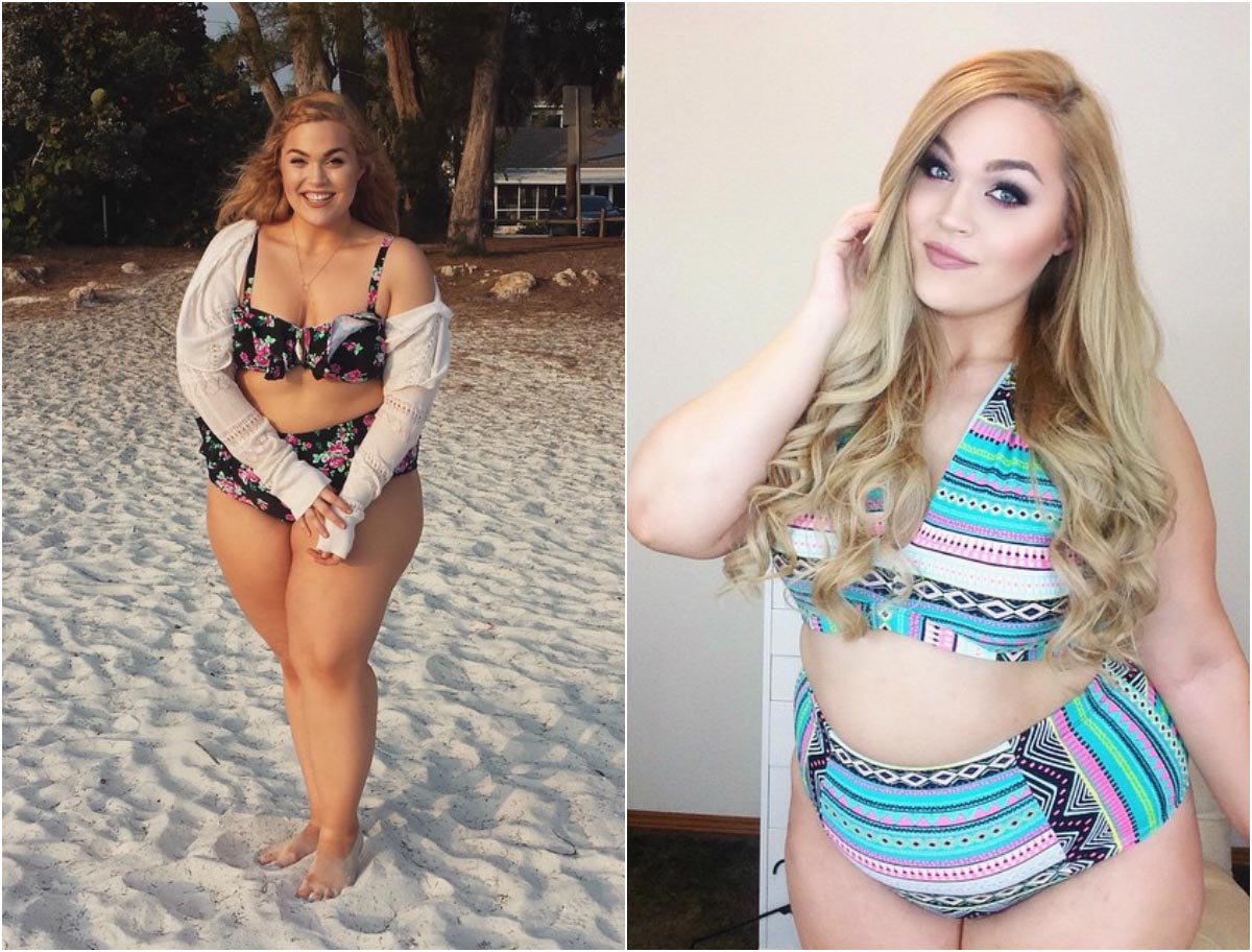 Body Positive, Лоуи Лейн, Loey Lane, размер плюс. полная девушка в купальнике