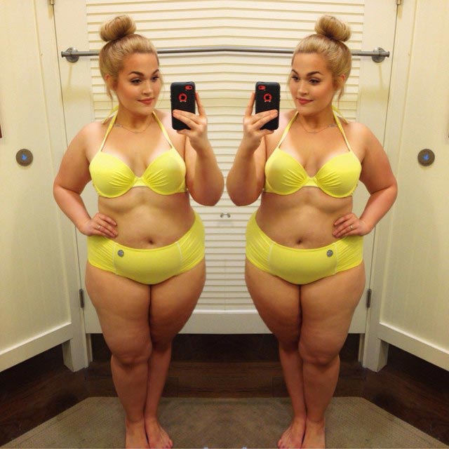 Body Positive, Лоуи Лейн, Loey Lane, размер плюс. полная девушка в купальнике