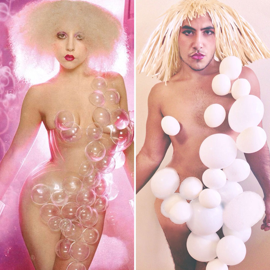 парень пародирует звёзд Голливуда, Мина Джерджес, Mina Gerges