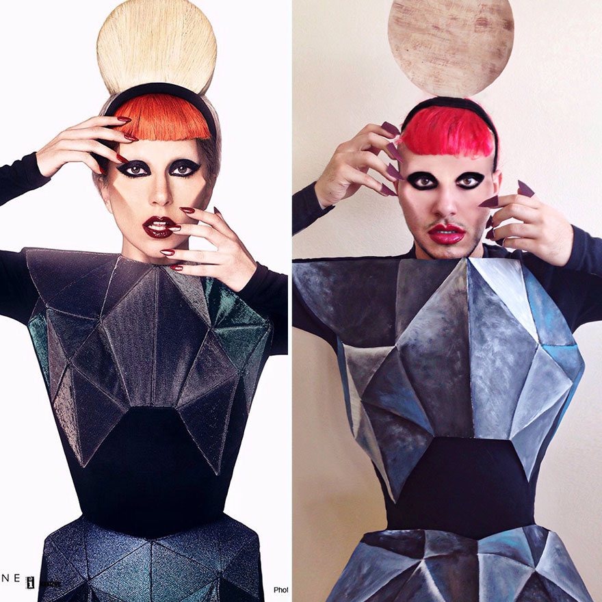 парень пародирует звёзд Голливуда, Мина Джерджес, Mina Gerges